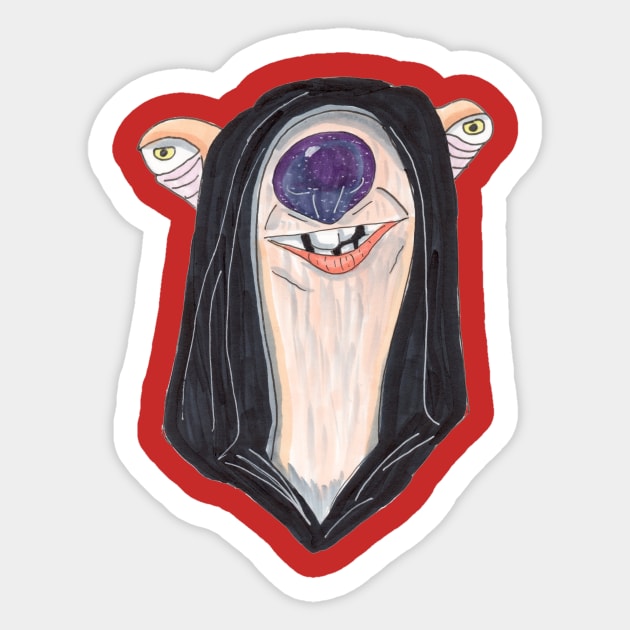 Darth SIDios Sticker by Salty Pretzel